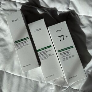 Anua Heartleaf Cleansing Oil, Cleanser & Toner Trio Brand New